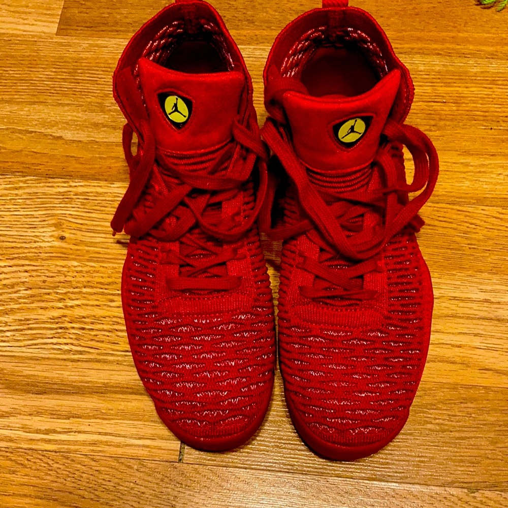 Red Flyknit Jordan’s Elevation 23